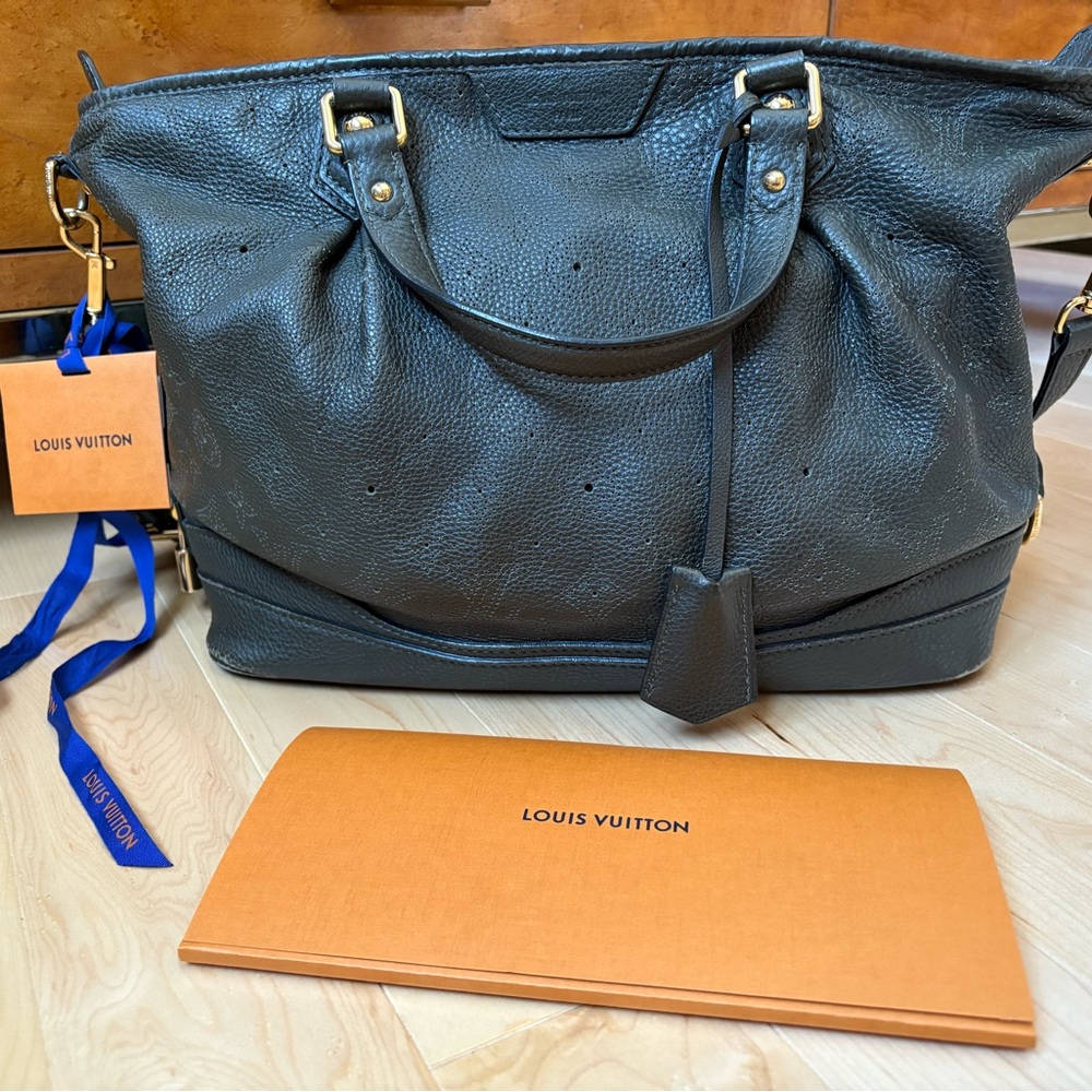 Louis Vuitton Mahina Stellar Bag in Olive Green